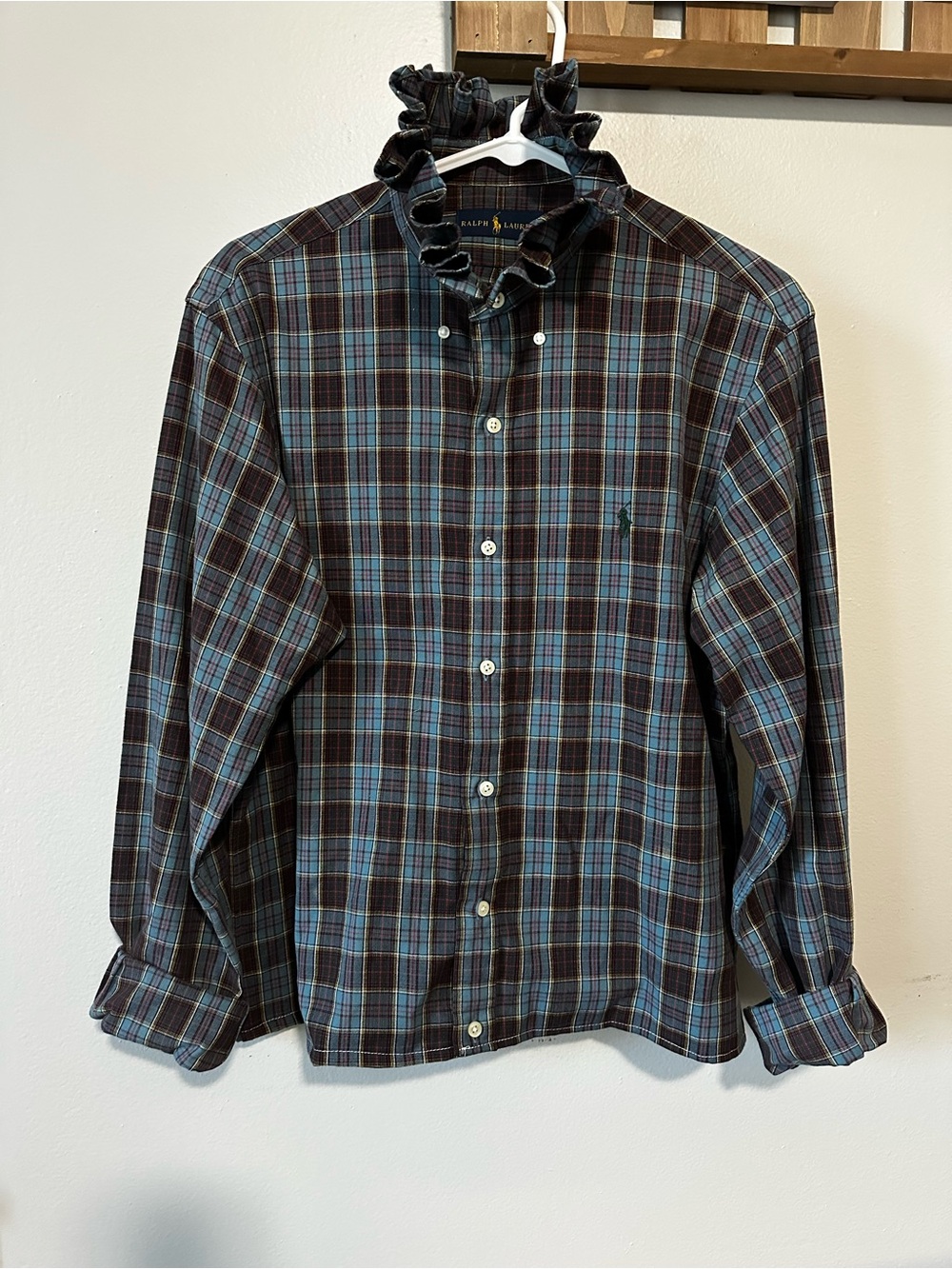 Women’s Plaid Ralph Lauren Upcycled Shirt